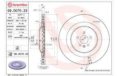 Brzdový kotouč BREMBO 09.D070.23