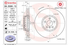 Brzdový kotouč BREMBO 09.D095.13