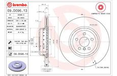 Brzdový kotúč BREMBO 09.D096.13