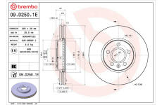 Souprava brzd, koutocova brzda BREMBO KT 08 069