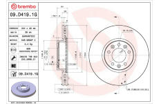 Souprava brzd, koutocova brzda BREMBO KT 10 049