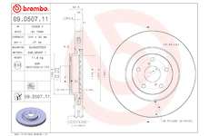 Brzdový kotouč BREMBO 09.D507.11