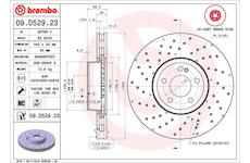 Brzdový kotouč BREMBO 09.D529.23