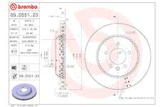 Brzdový kotouč BREMBO 09.D551.23