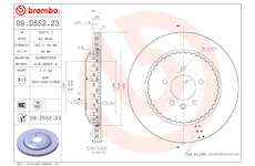 Brzdový kotouč BREMBO 09.D552.23