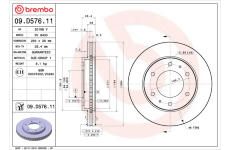 Brzdový kotouč BREMBO 09.D576.11