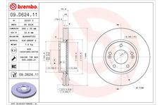 Brzdový kotúč BREMBO 09.D624.11