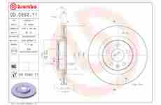 Brzdový kotouč BREMBO 09.D892.11