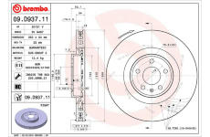 Brzdový kotouč BREMBO 09.D937.11