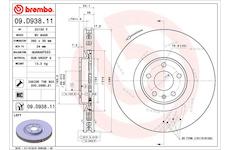 Brzdový kotouč BREMBO 09.D938.11