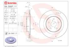 Brzdový kotouč BREMBO 09.D987.11