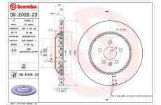 Brzdový kotouč BREMBO 09.E028.23