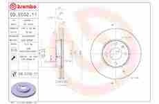 Brzdový kotouč BREMBO 09.E032.11