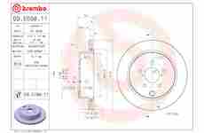 Brzdový kotouč BREMBO 09.E098.11