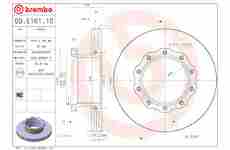 Brzdový kotouč BREMBO 09.E161.10