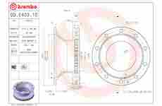 Brzdový kotouč BREMBO 09.E403.10