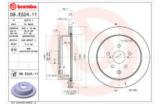 Brzdový kotouč BREMBO 09.E524.11