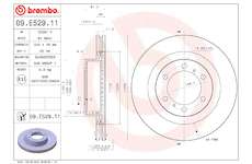 Brzdový kotouč BREMBO 09.E529.11