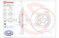 Brzdový kotouč BREMBO 09.E532.11