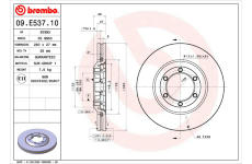 Brzdový kotouč BREMBO 09.E537.10