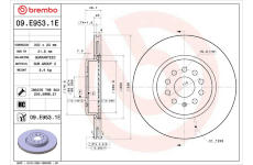Brzdový kotouč BREMBO 09.E953.1E