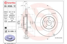 Souprava brzd, koutocova brzda BREMBO KT 08 077