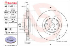 Brzdový kotouč BREMBO 09.Y357.21