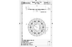 Brzdový kotouč BREMBO 108A64211