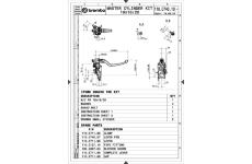 Válec ruční brzdy (jednostopé vozidlo) BREMBO 110C74010