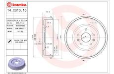 Brzdový buben BREMBO 14.C010.10
