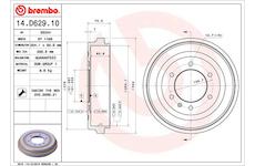 Brzdový buben BREMBO 14.D629.10