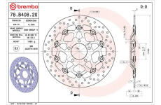 Brzdový kotouč BREMBO 78B40820