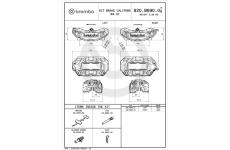 Brzdový třmen BREMBO 920B69007