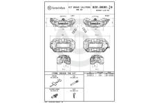 Brzdový třmen BREMBO 920B69039
