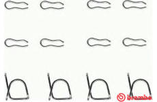 Sada prislusenstvi, oblozeni kotoucove brzdy BREMBO A 02 239