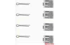 Sada prislusenstvi, oblozeni kotoucove brzdy BREMBO A 02 251