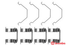 Sada prislusenstvi, oblozeni kotoucove brzdy BREMBO A 02 266