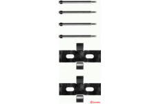 Sada prislusenstvi, oblozeni kotoucove brzdy BREMBO A 02 272