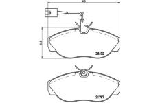 Sada brzdových platničiek kotúčovej brzdy BREMBO P 23 083