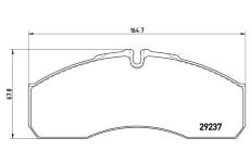 Sada brzdových destiček, kotoučová brzda BREMBO P 50 083