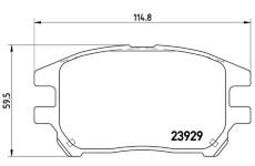 Sada brzdových destiček, kotoučová brzda BREMBO P 56 050