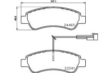 Sada brzdových platničiek kotúčovej brzdy BREMBO P 61 125