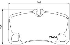 Sada brzdových destiček, kotoučová brzda BREMBO P 65 022