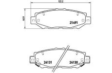 Sada brzdových platničiek kotúčovej brzdy BREMBO P 83 038