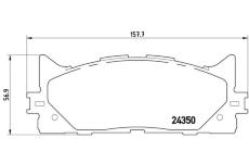 Sada brzdových destiček, kotoučová brzda BREMBO P 83 117X