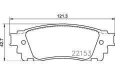 Sada brzdových platničiek kotúčovej brzdy BREMBO P 83 166