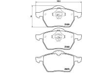 Sada brzdových destiček, kotoučová brzda BREMBO P 85 036