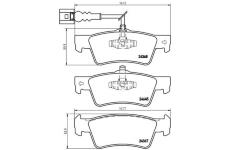 Sada brzdových destiček, kotoučová brzda BREMBO P 85 091