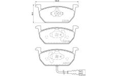 Sada brzdových destiček, kotoučová brzda BREMBO P 85 137