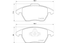 Sada brzdových platničiek kotúčovej brzdy BREMBO P 85 148